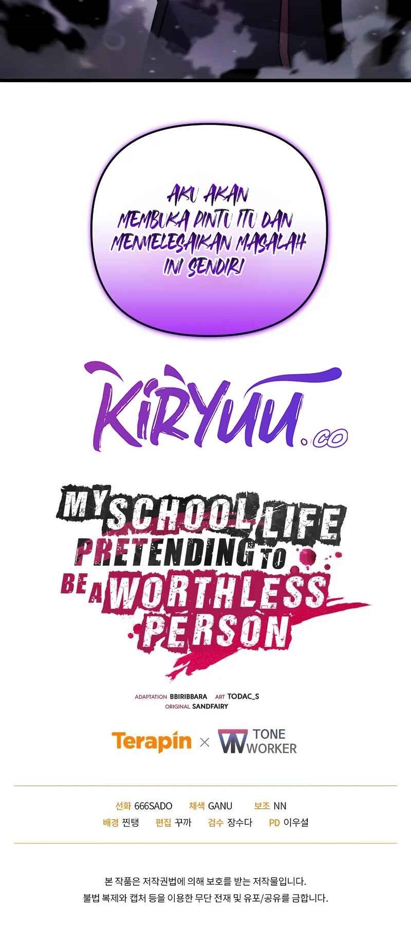 My School Life Pretending to Be a Worthless Person Chapter 105 Gambar 56