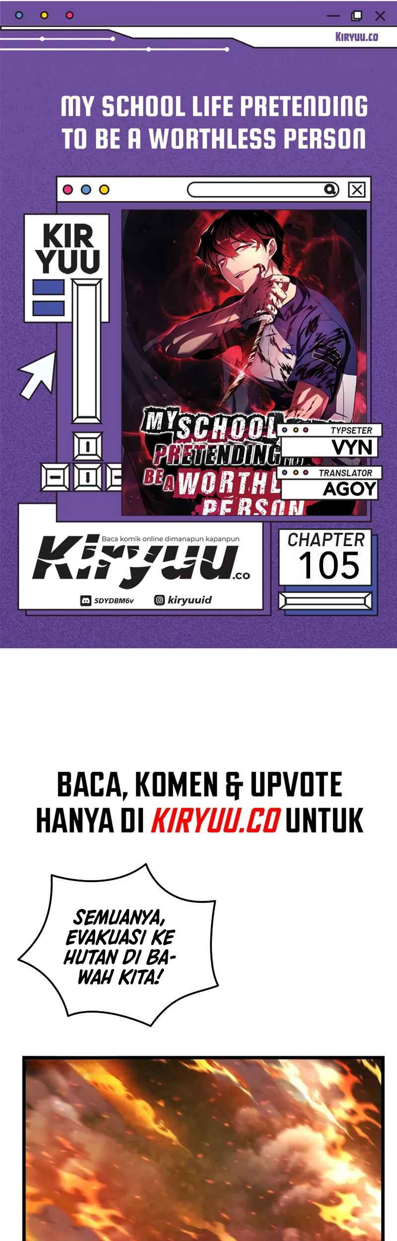 Komik My School Life Pretending to Be a Worthless Person Chapter 105 gambar nomor 1