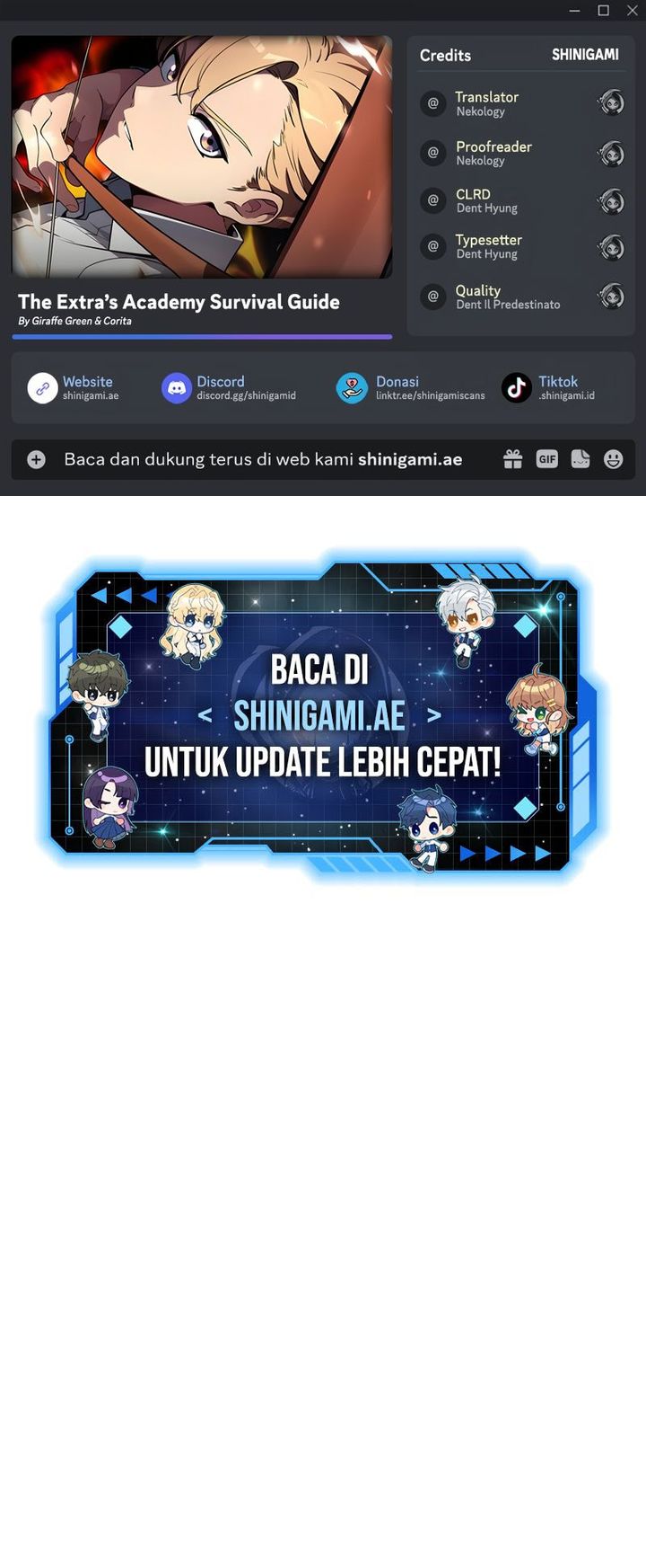 Komik The Extra’s Academy Survival Guide Chapter 74 gambar nomor 1