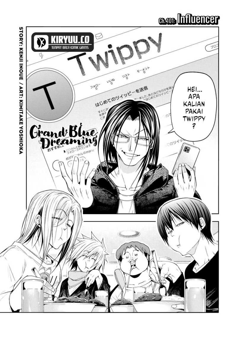 Manga Grand Blue Chapter 101 gambar nomor 2