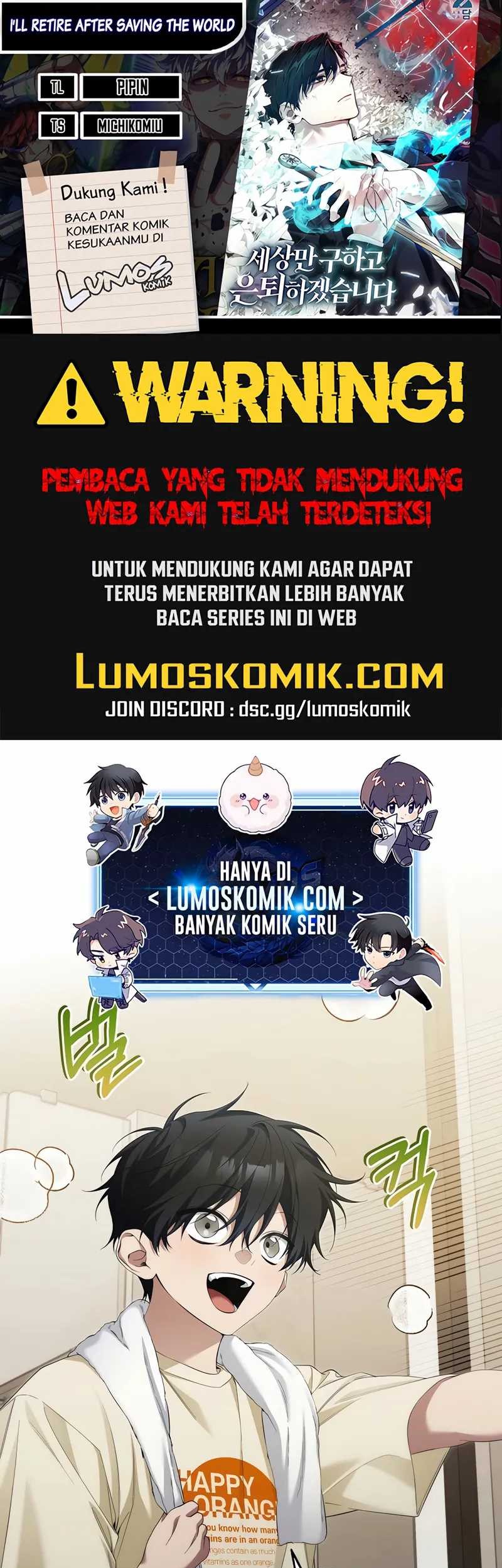 Komik I’ll Retire After Saving the World Chapter 52 gambar nomor 1