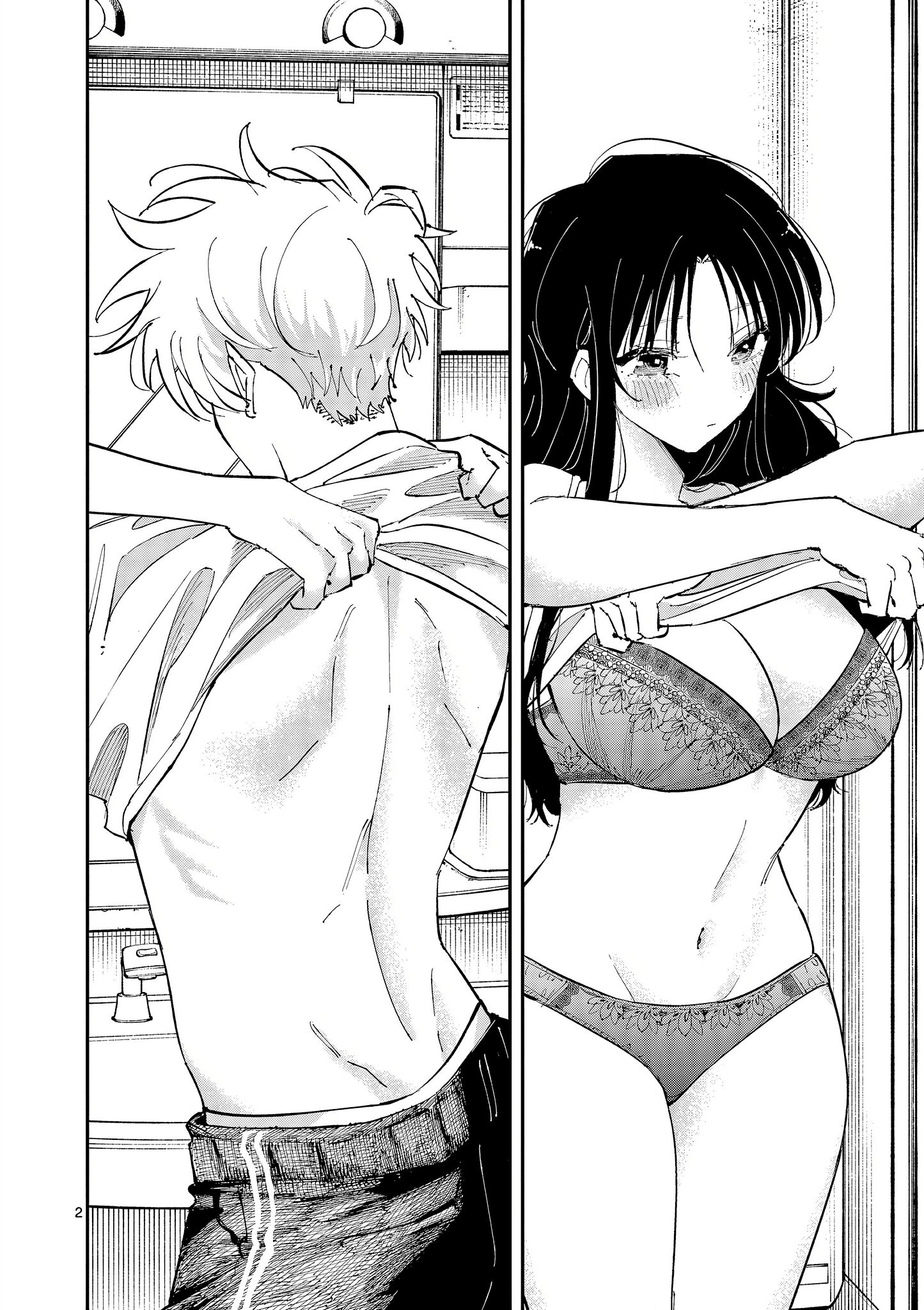 Manga Tonari no Seki no Yatsu ga Souiu Me de Mitekuru Chapter 43 gambar nomor 2