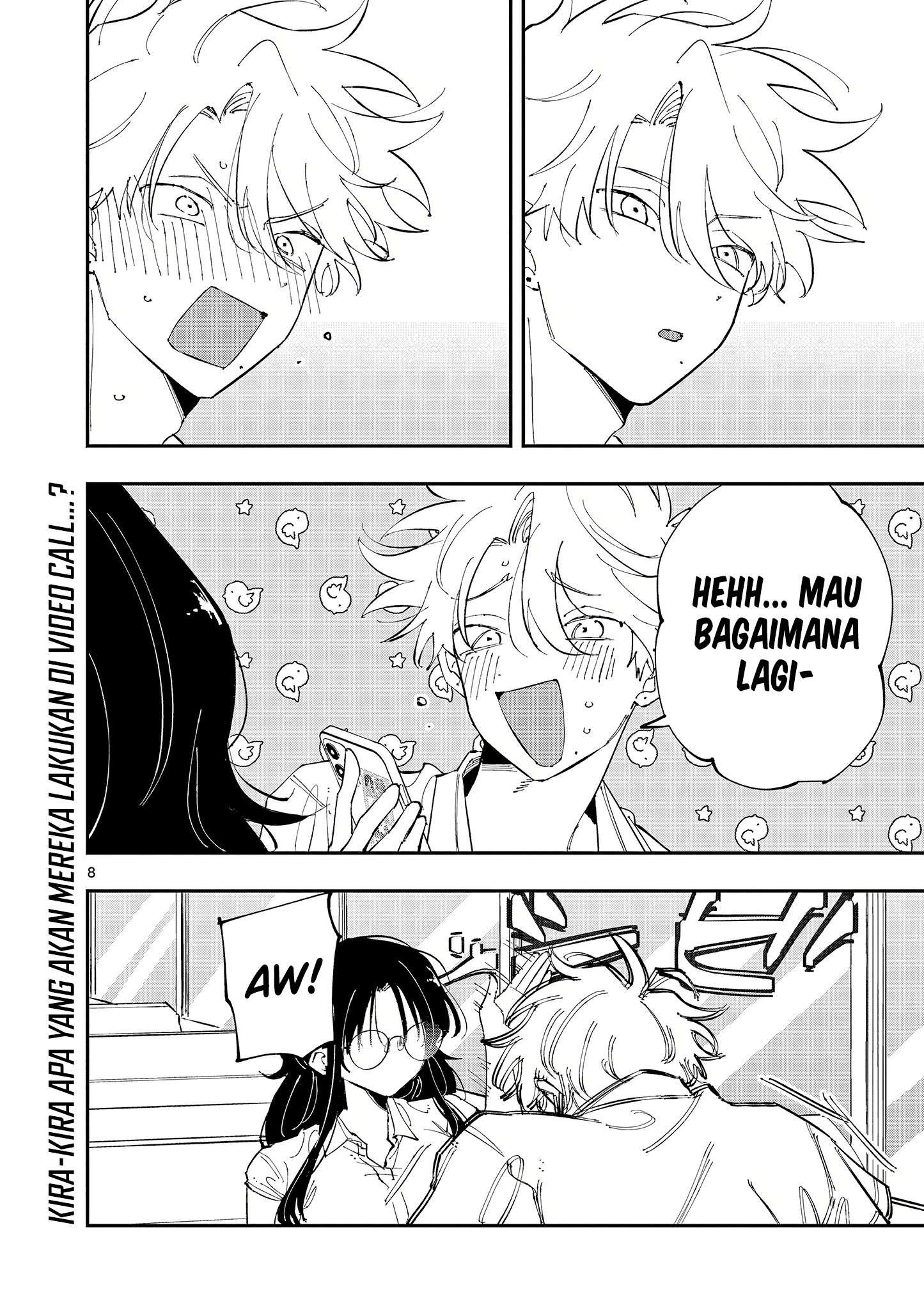 Tonari no Seki no Yatsu ga Souiu Me de Mitekuru Chapter 42 Gambar 8