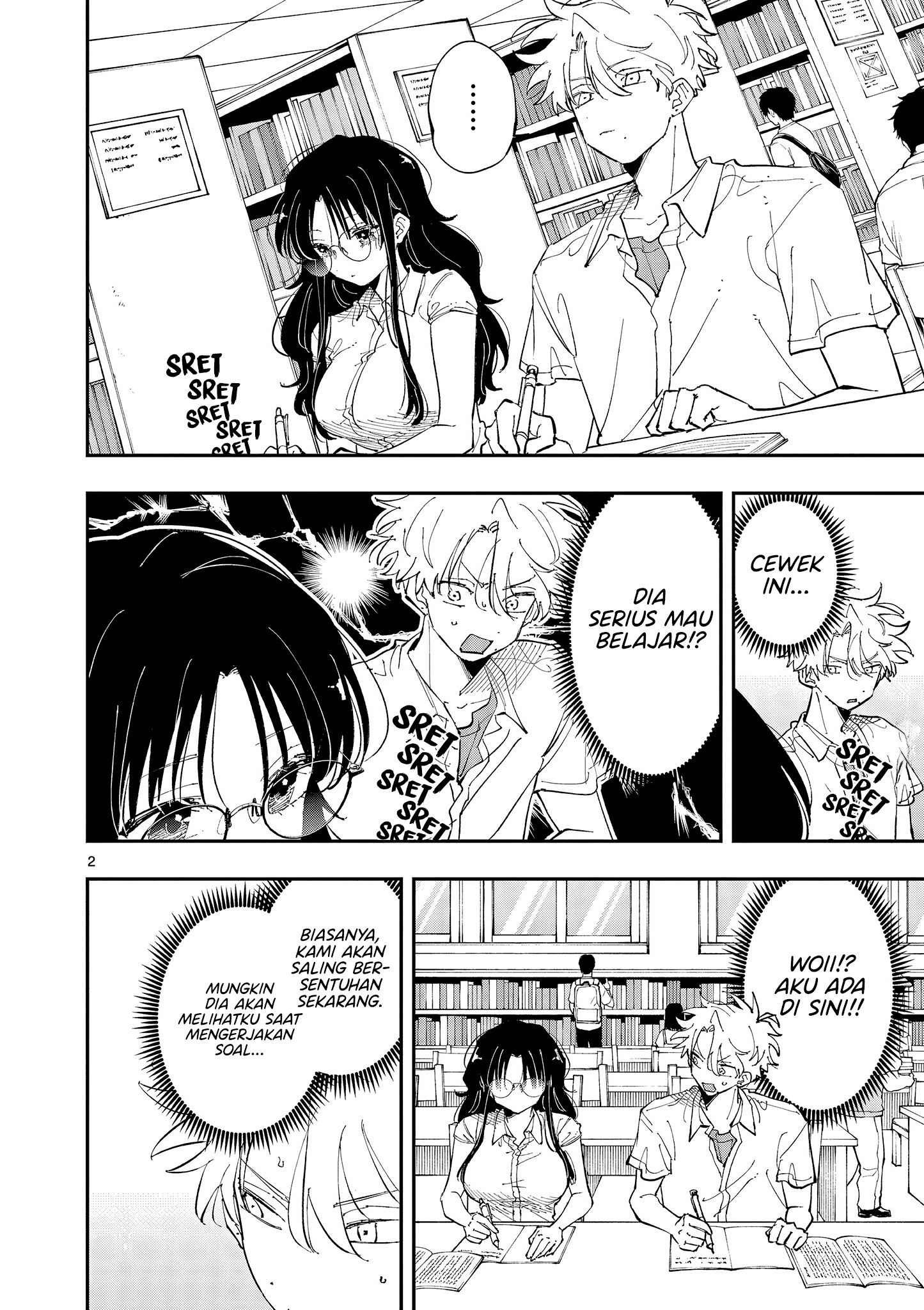 Manga Tonari no Seki no Yatsu ga Souiu Me de Mitekuru Chapter 36 gambar nomor 2