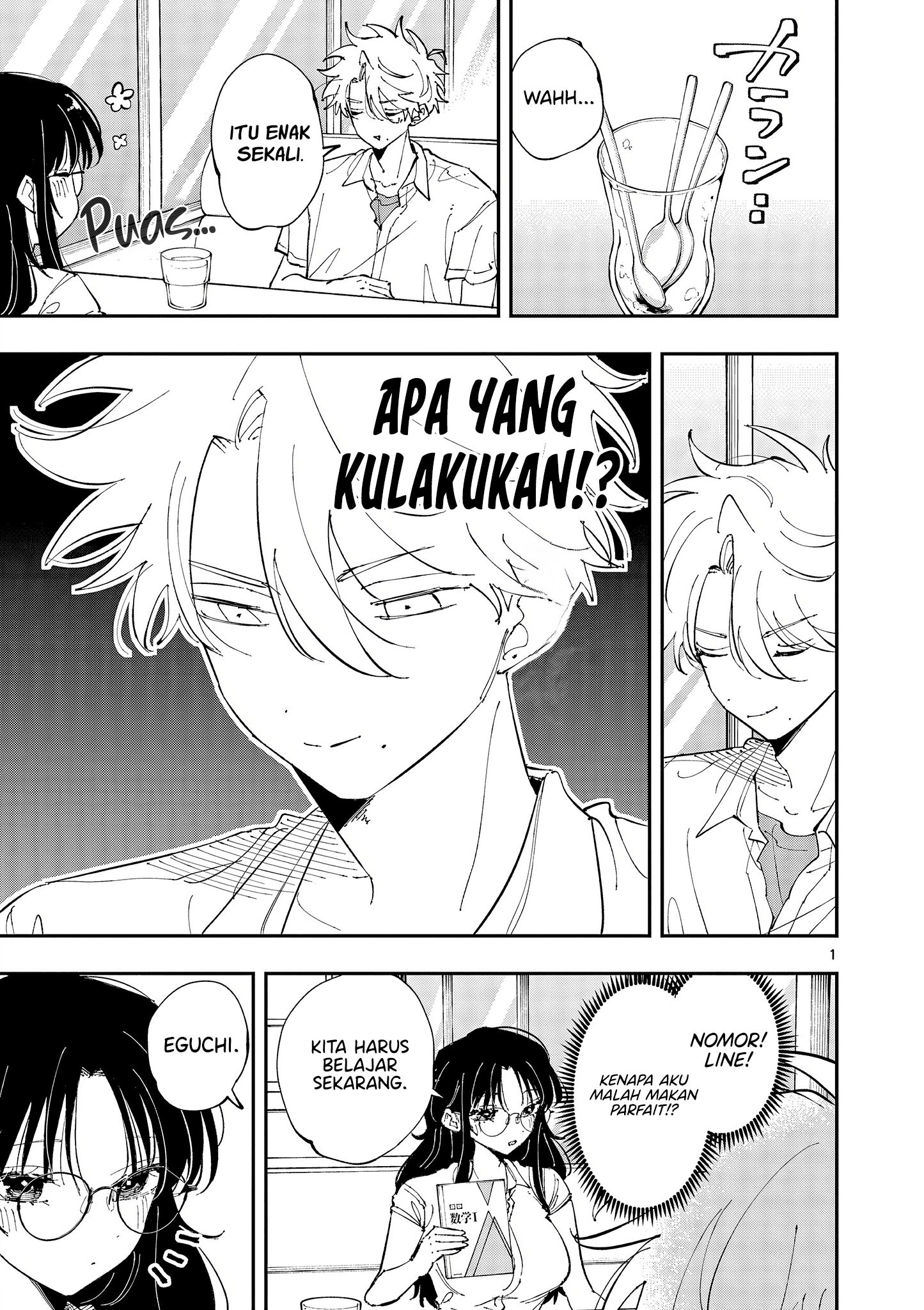 Komik Tonari no Seki no Yatsu ga Souiu Me de Mitekuru Chapter 41 gambar nomor 1