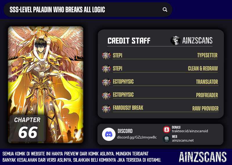 Komik SSS-level Paladin Who Breaks All Logic Chapter 66 gambar nomor 1