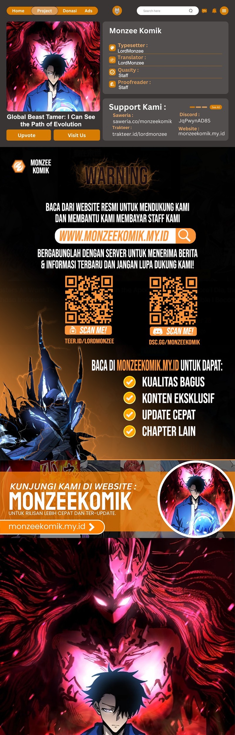 Komik Global Beast Tamer: I Can See the Path of Evolution Chapter 16 gambar nomor 1