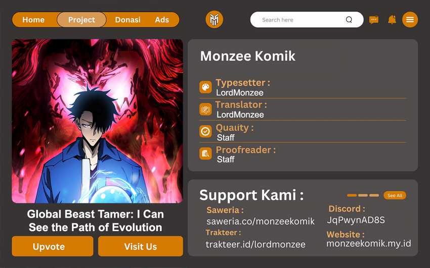 Komik Global Beast Tamer: I Can See the Path of Evolution Chapter 01 gambar nomor 1