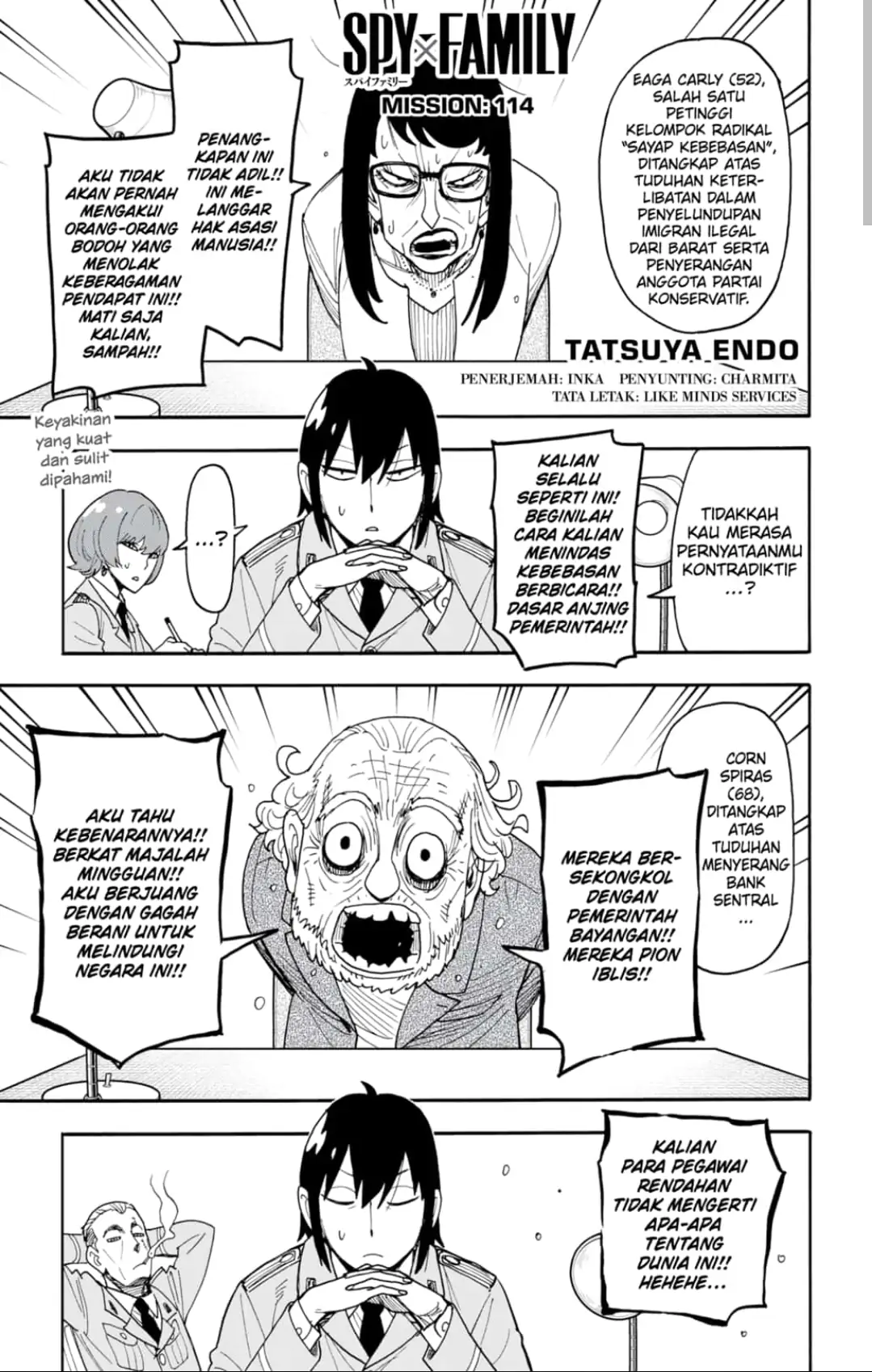 Komik Spy X Family Chapter 114 gambar nomor 1