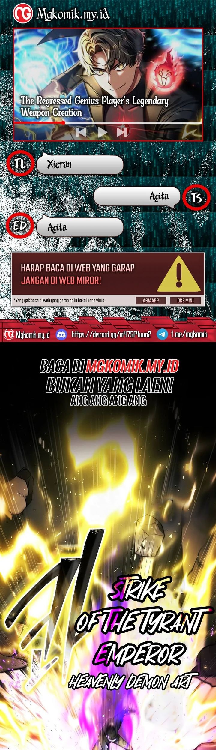 Komik The Regressed Genius Player’s Legendary Weapon Creation Chapter 37 gambar nomor 1