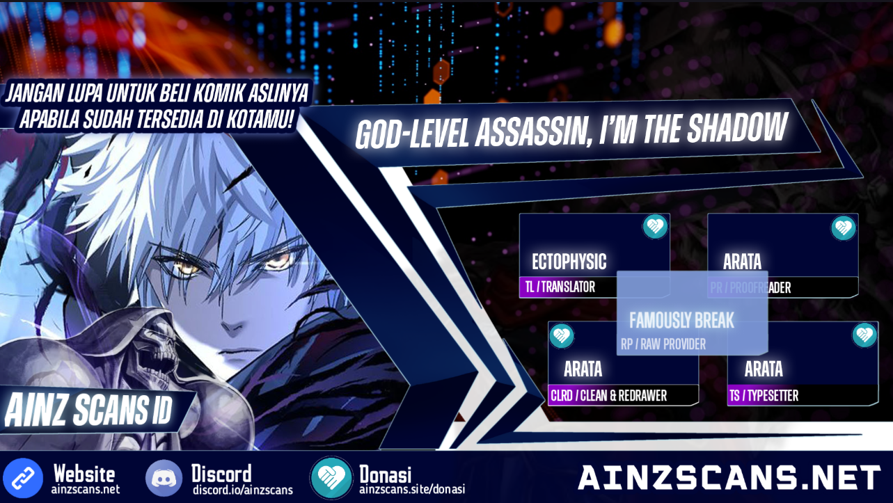 Komik God-level Assassin, I’m the Shadow Chapter 13 gambar nomor 1