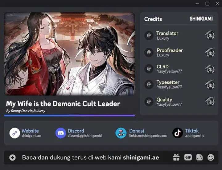 Komik My Wife Is The Demonic Cult Leader Chapter 02 gambar nomor 1