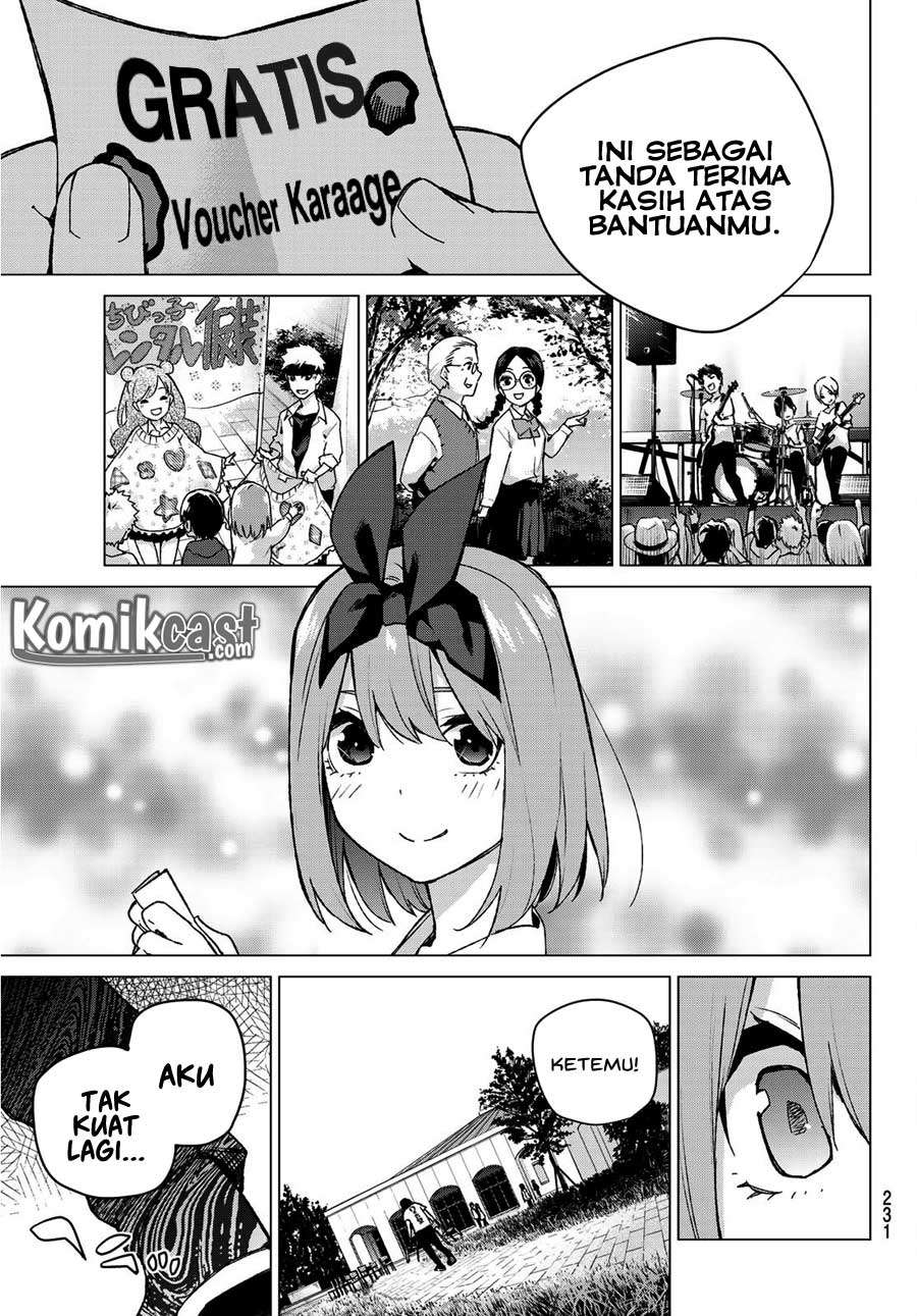 Go-toubun no Hanayome Chapter 107 Gambar 9