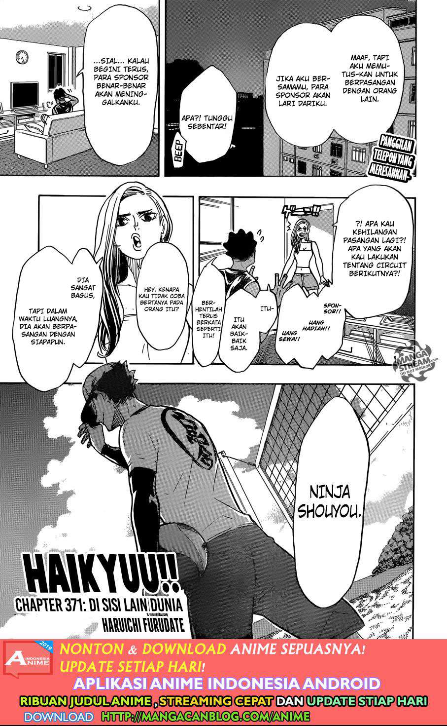 Komik Haikyuu!! Chapter 371 gambar nomor 1