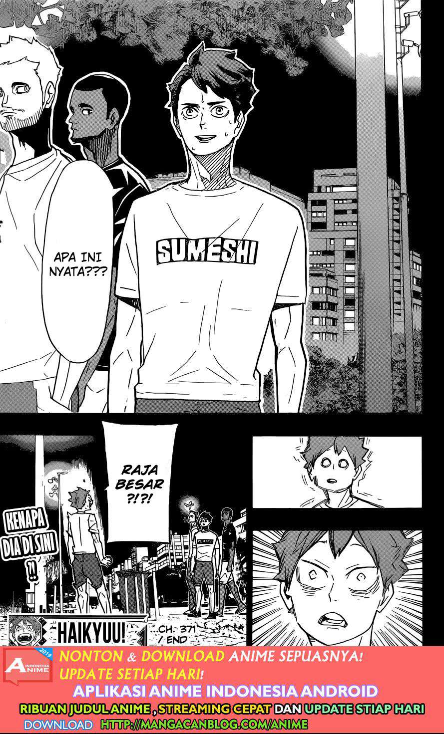 Haikyuu!! Chapter 371 Gambar 19