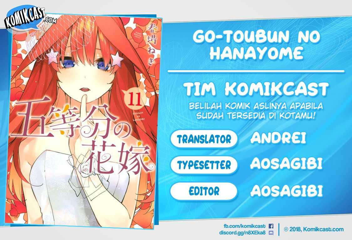 Komik Go-toubun no Hanayome Chapter 108 gambar nomor 1