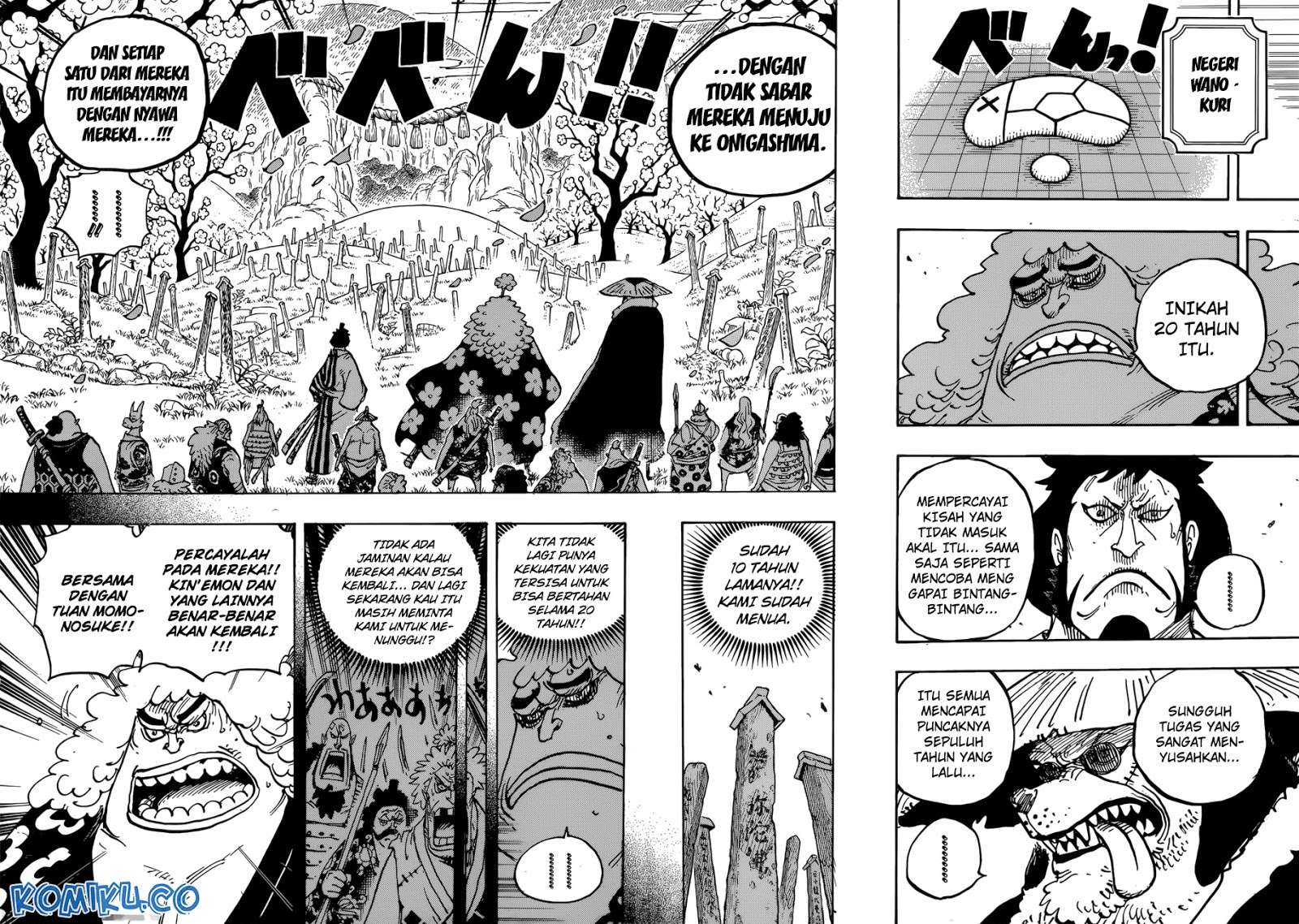 One Piece Chapter 950 Gambar 9