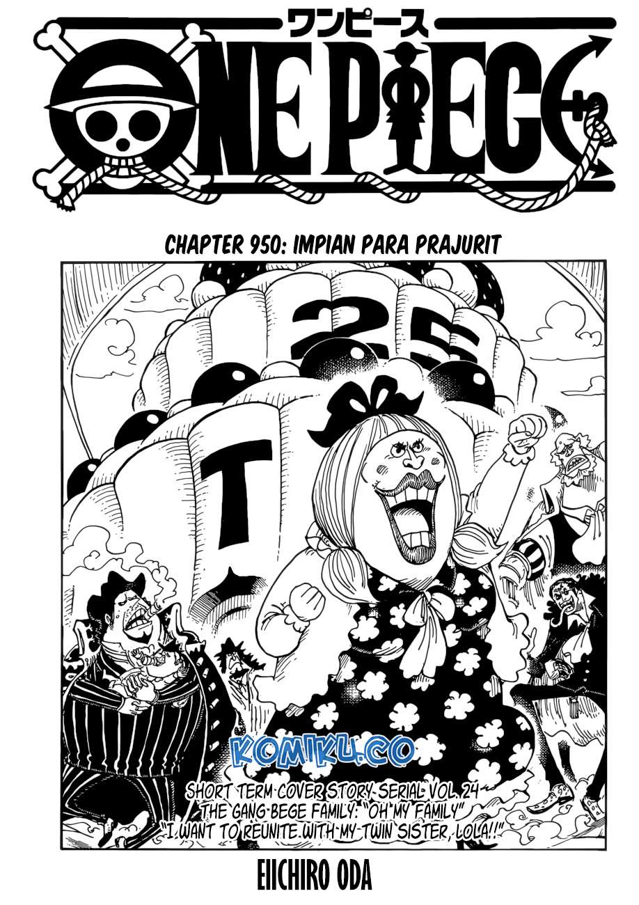 One Piece Chapter 950 Gambar 3