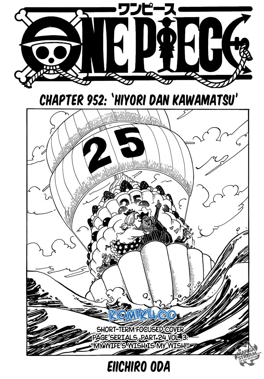 Manga One Piece Chapter 952 gambar nomor 2