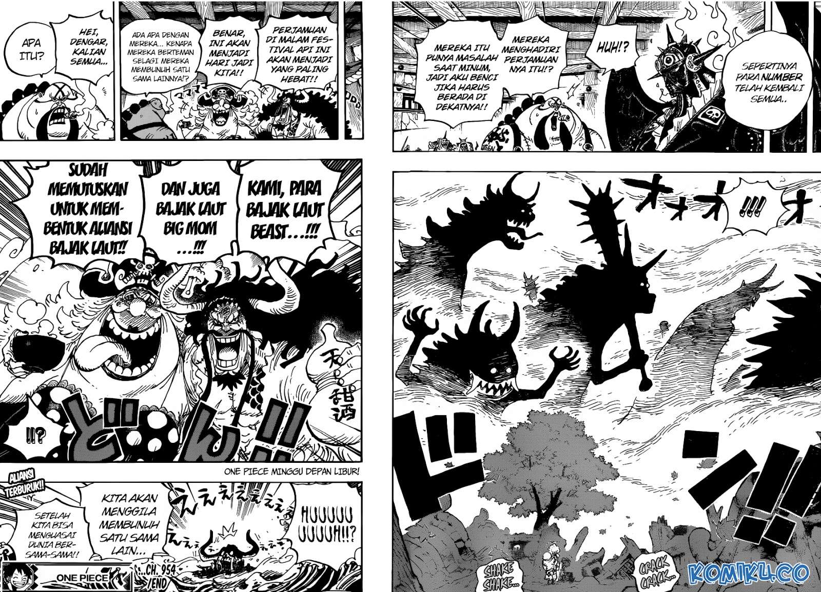 One Piece Chapter 954 Gambar 13