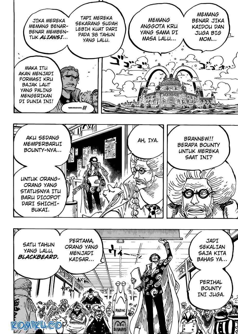One Piece Chapter 957 Gambar 13