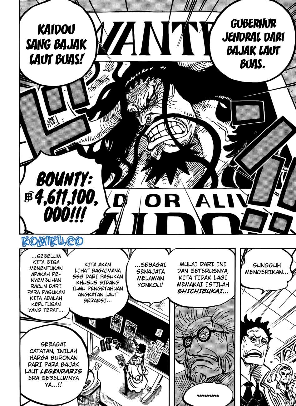 One Piece Chapter 957 Gambar 17