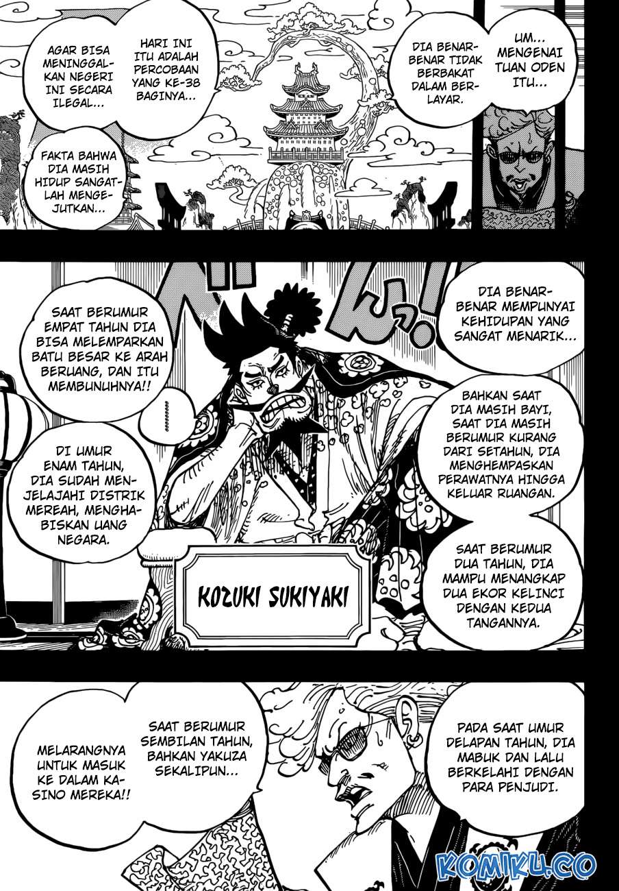 One Piece Chapter 960 Gambar 8