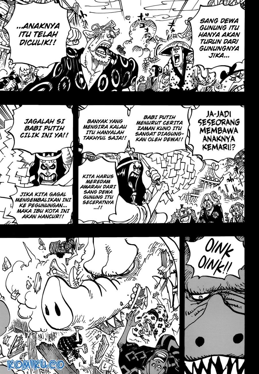 One Piece Chapter 961 Gambar 4