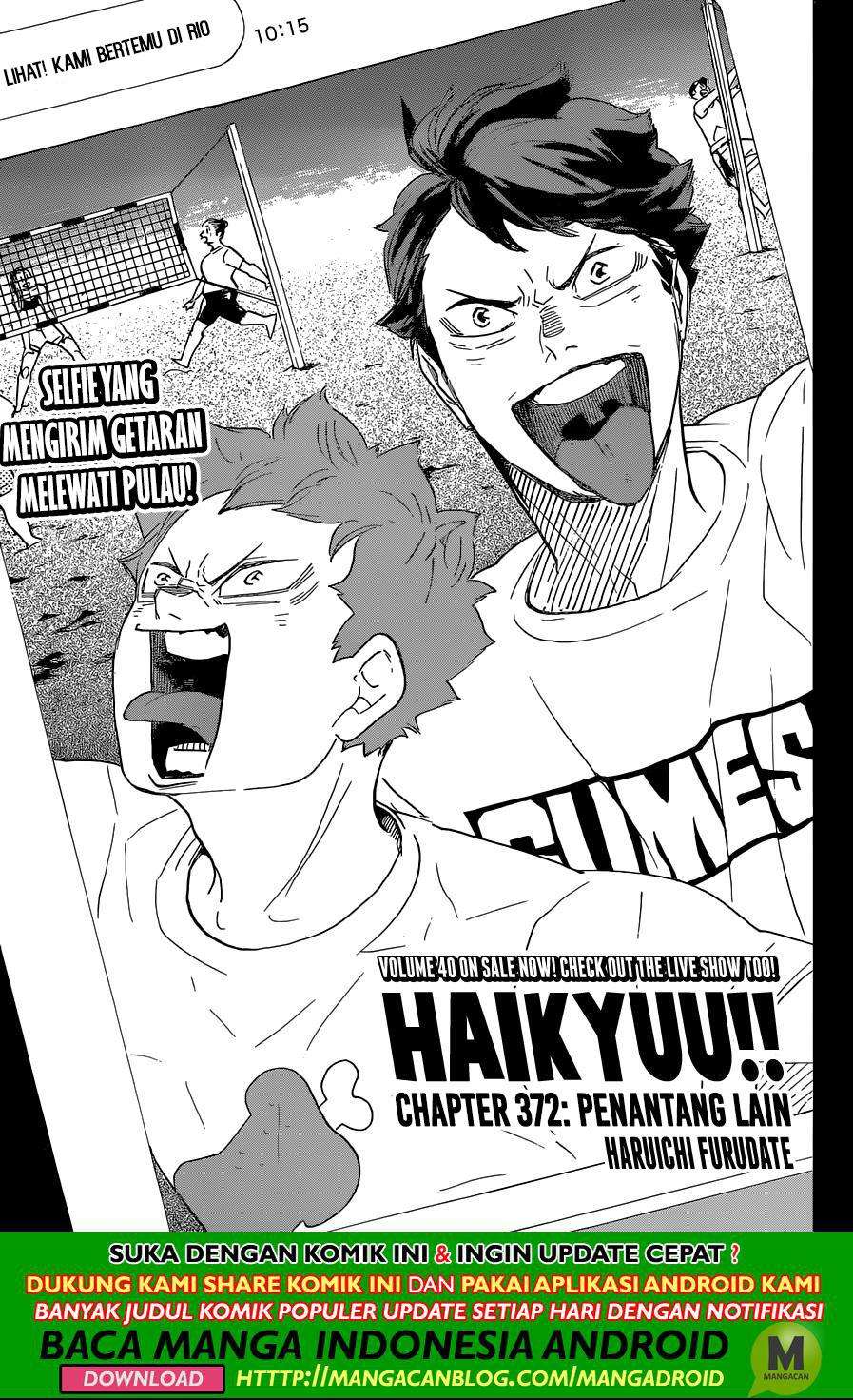 Haikyuu!! Chapter 372 Gambar 3