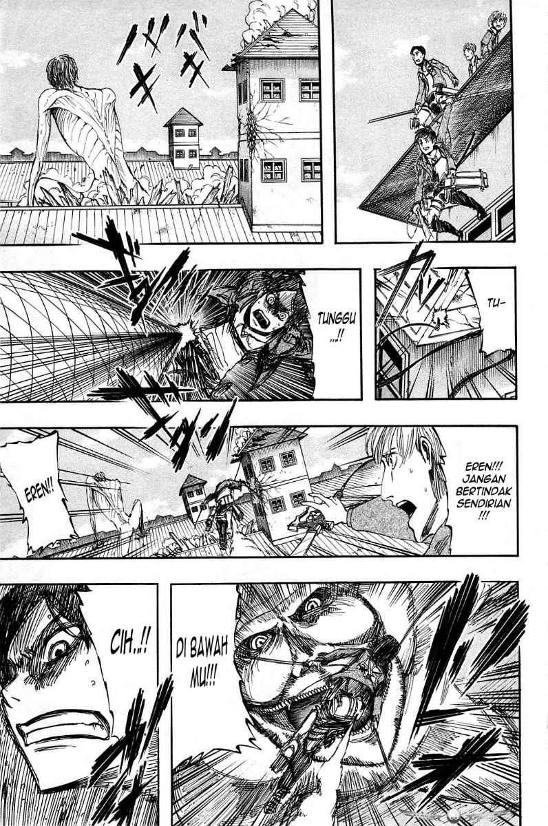 Shingeki no Kyojin Chapter 04 Gambar 34