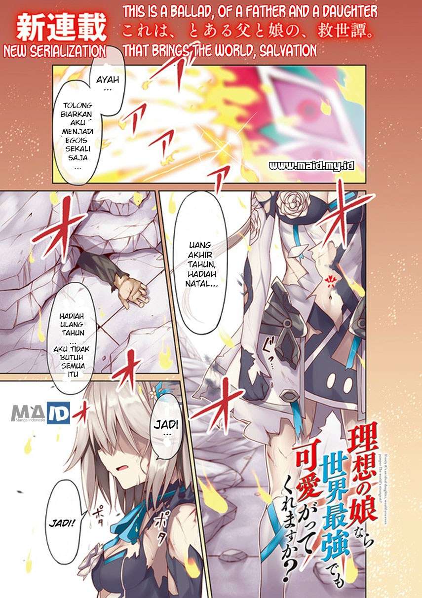 Risou no Musume Nara Sekai Saikyou Demo Kawaigatte Kuremasuka Chapter 01 Gambar 5