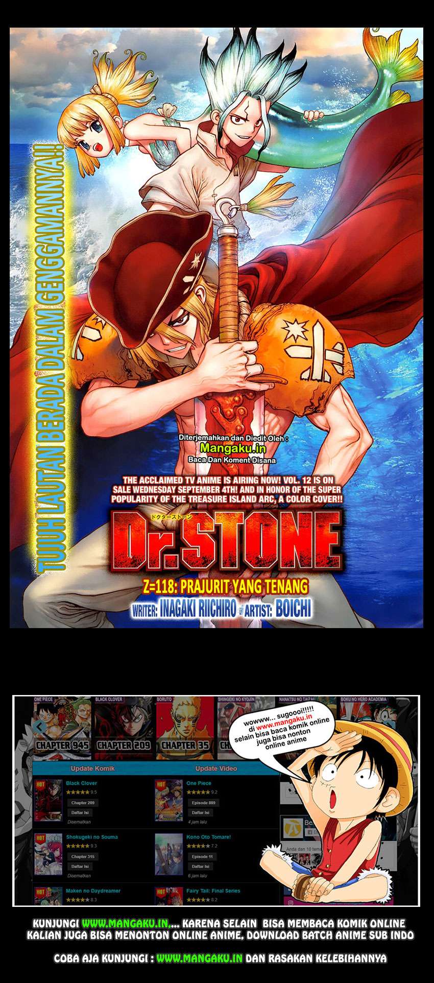 Manga Dr. Stone Chapter 118 gambar nomor 2