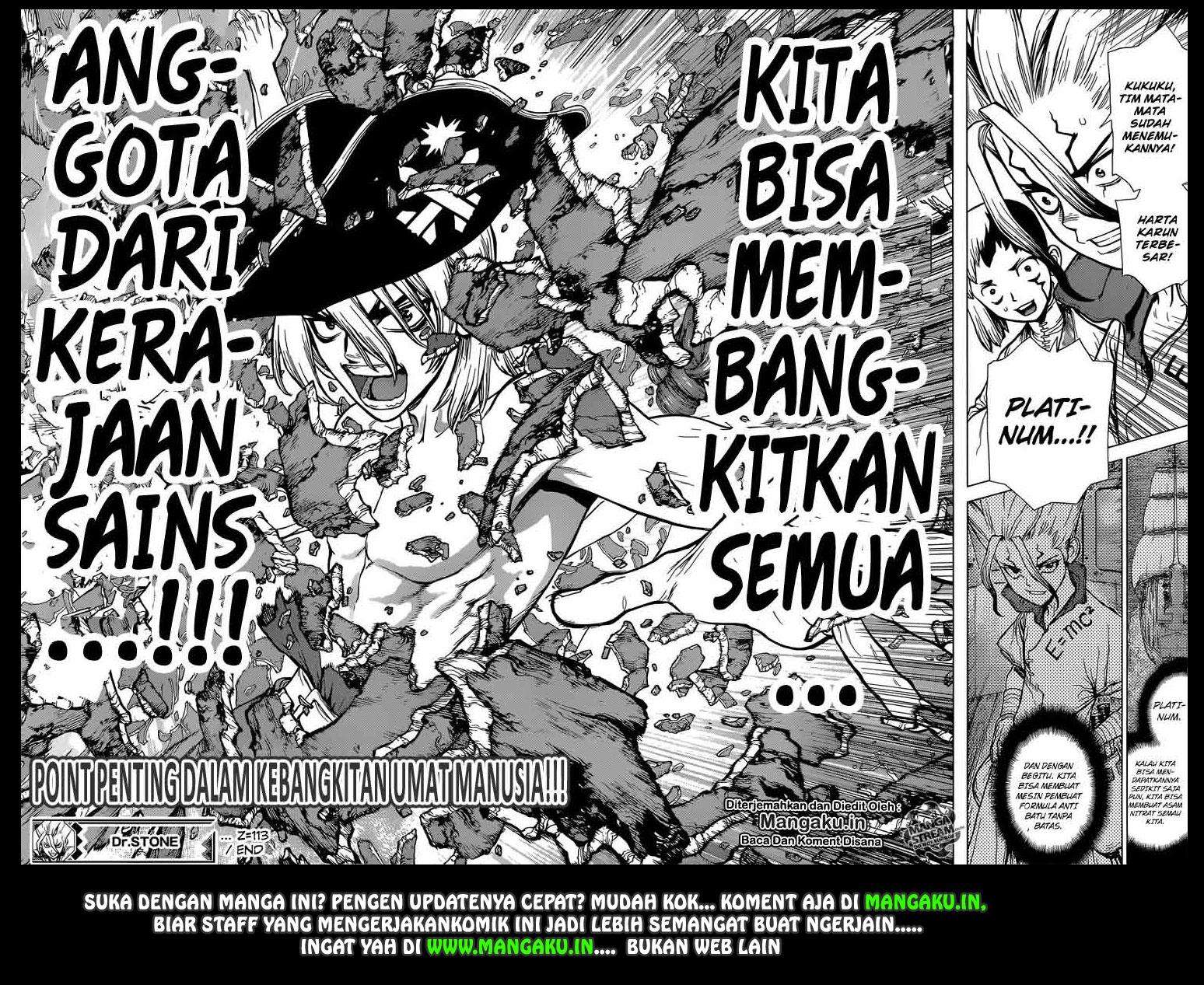 Dr. Stone Chapter 113 Gambar 18