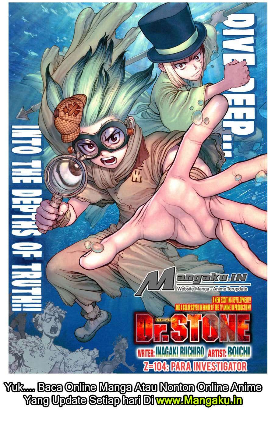Manga Dr. Stone Chapter 104 gambar nomor 2
