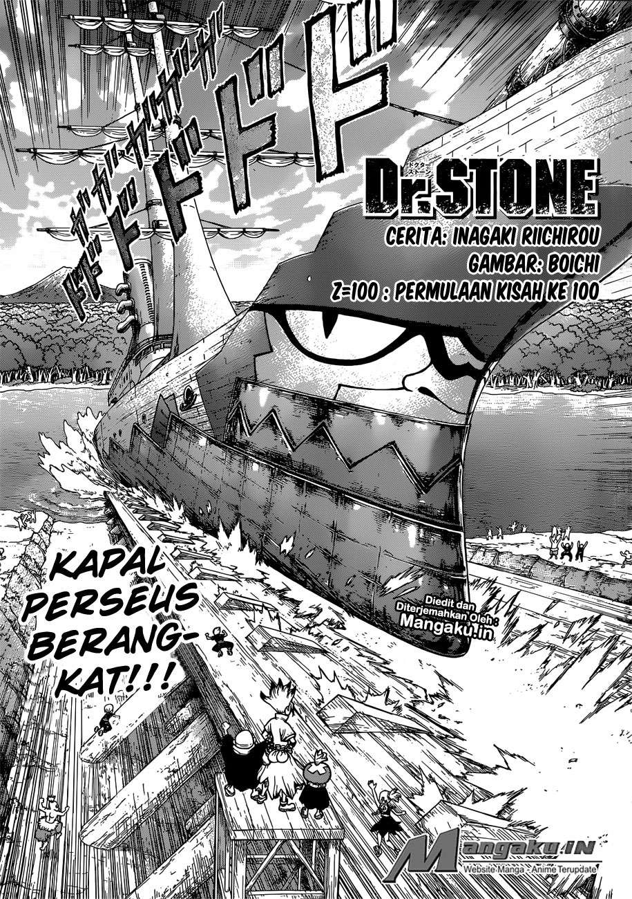 Manga Dr. Stone Chapter 100 gambar nomor 2