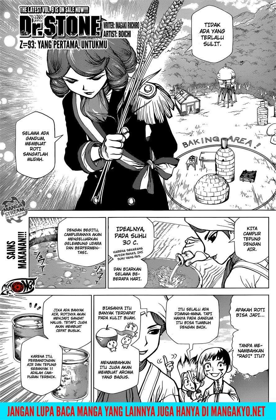 Komik Dr. Stone Chapter 93 gambar nomor 1