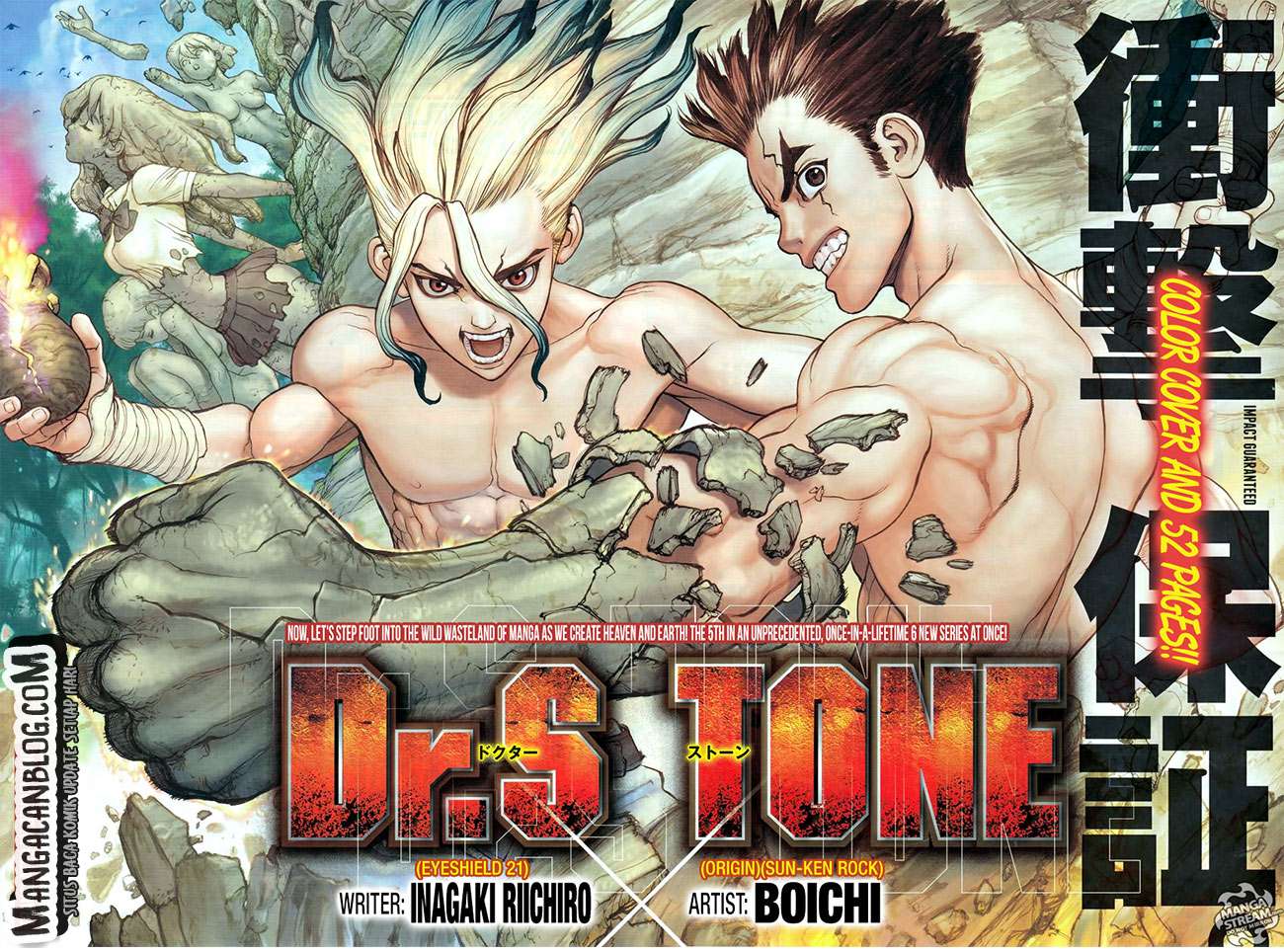 Manga Dr. Stone Chapter 01 gambar nomor 2