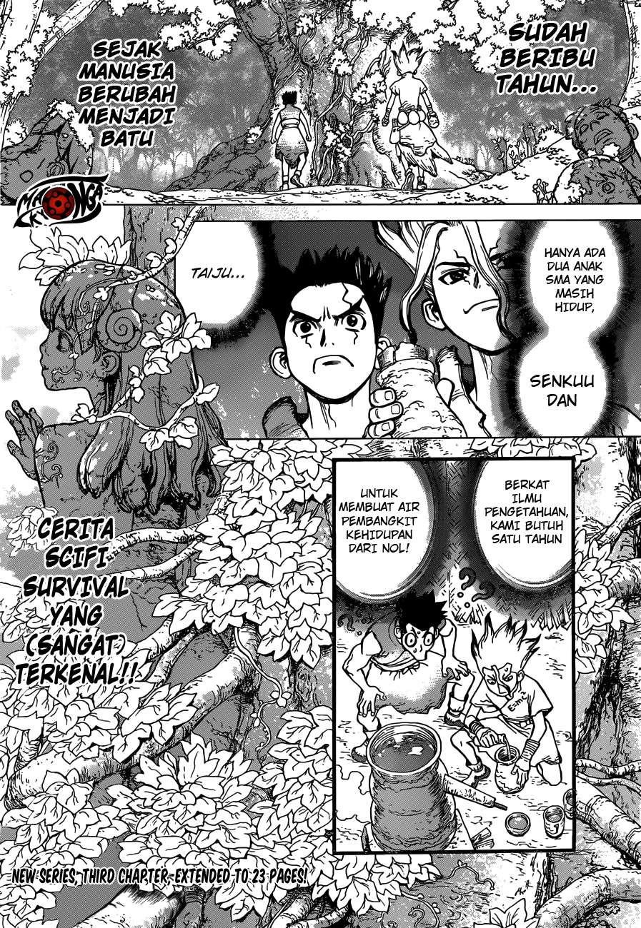 Manga Dr. Stone Chapter 03 gambar nomor 2
