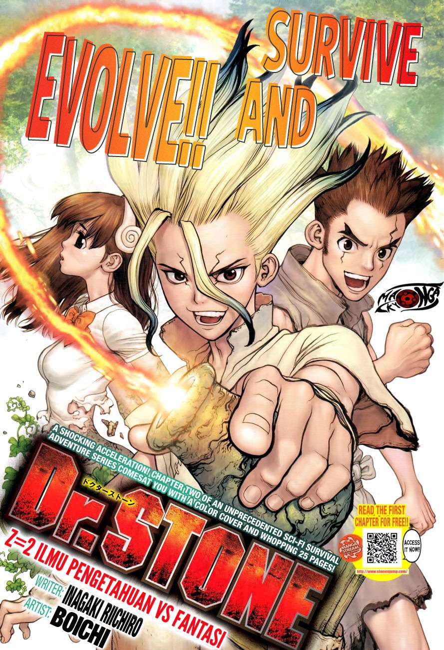Manga Dr. Stone Chapter 02 gambar nomor 2