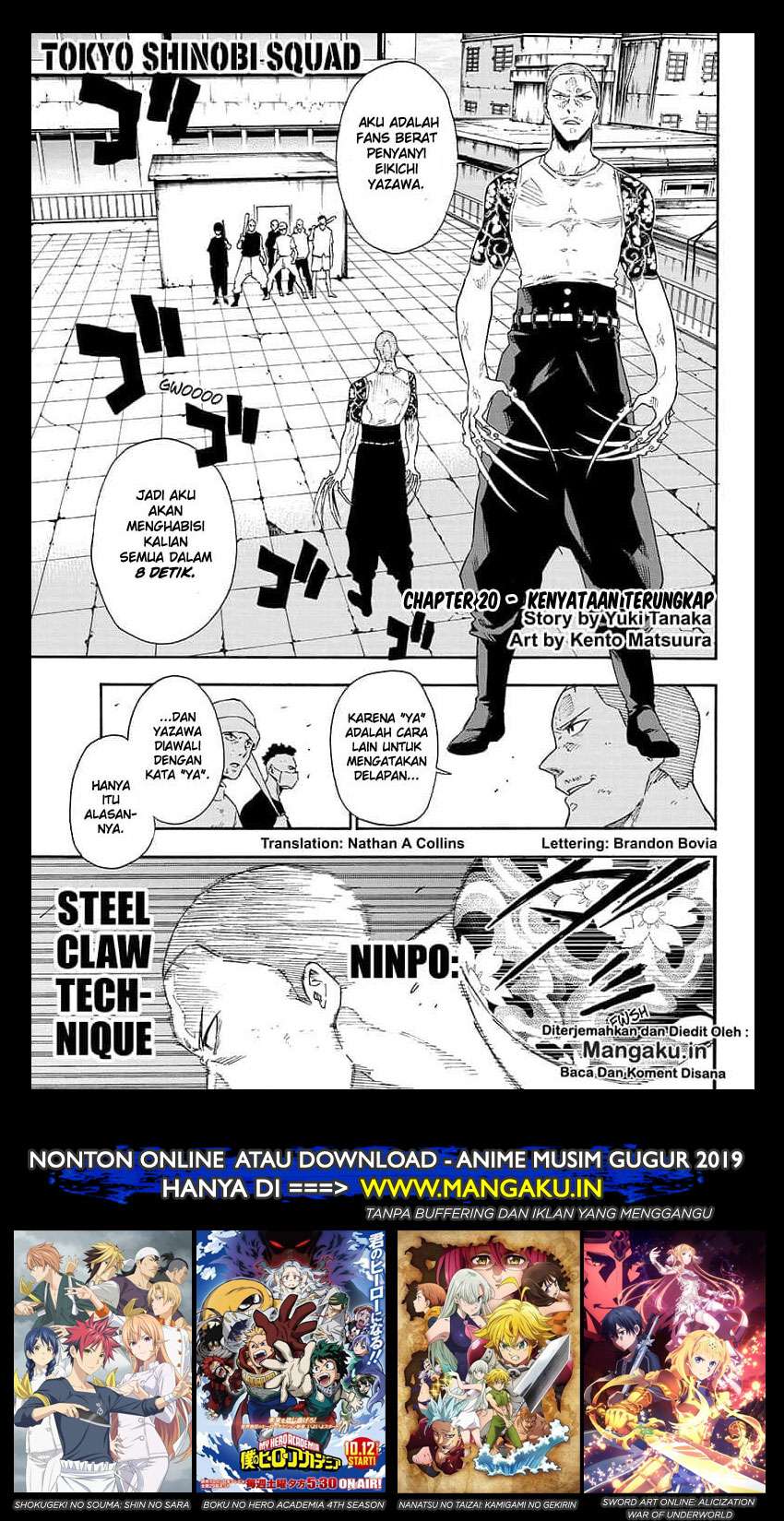 Manga Tokyo Shinobi Squad Chapter 20 gambar nomor 2
