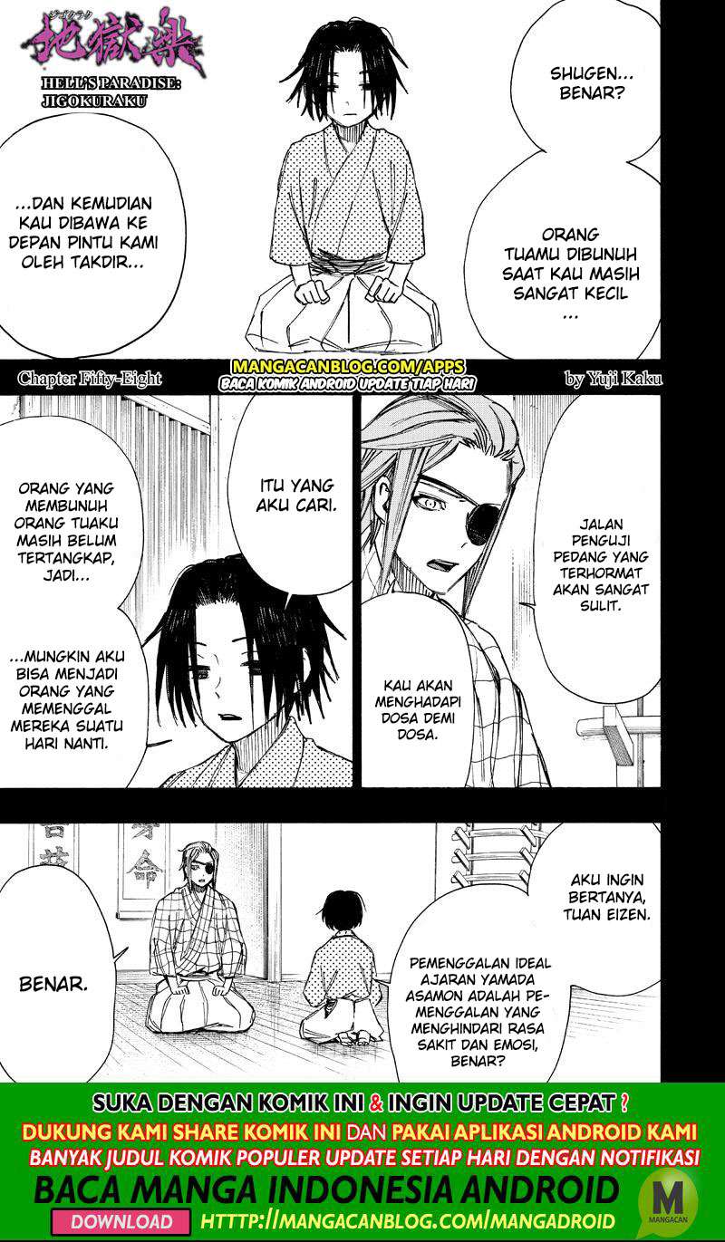 Komik Jigokuraku Chapter 58 gambar nomor 1