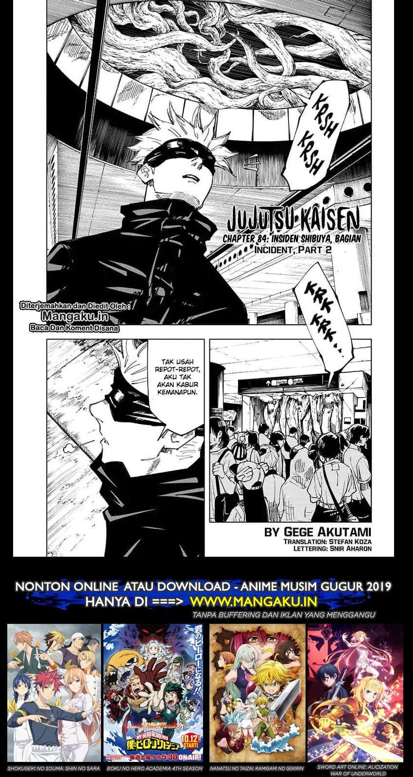 Manga Jujutsu Kaisen Chapter 84 gambar nomor 2