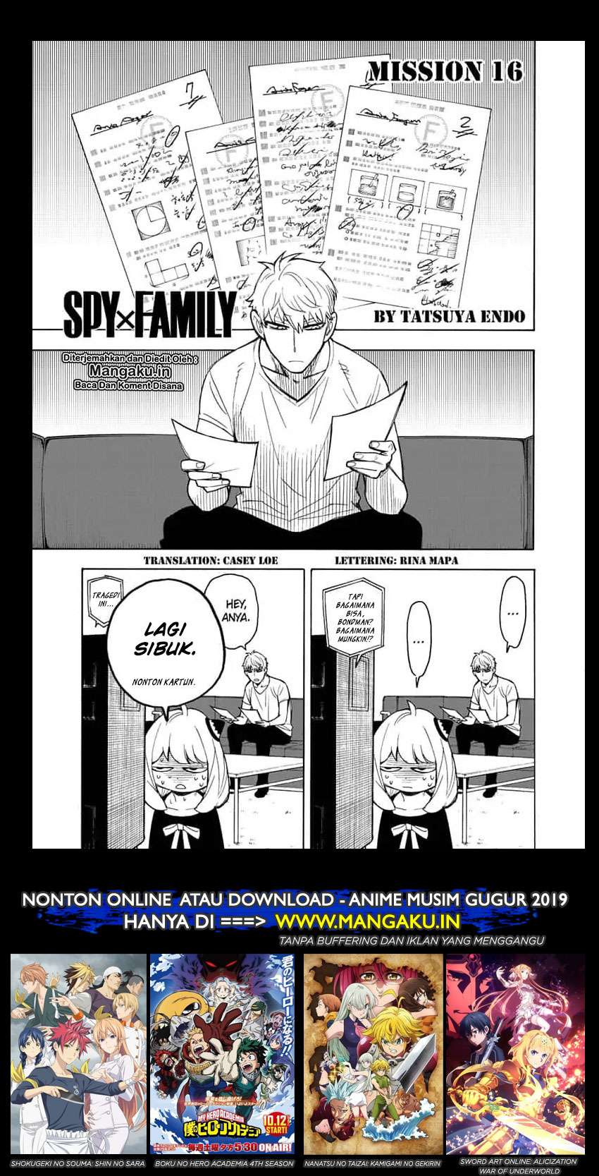 Manga Spy X Family Chapter 16 gambar nomor 2