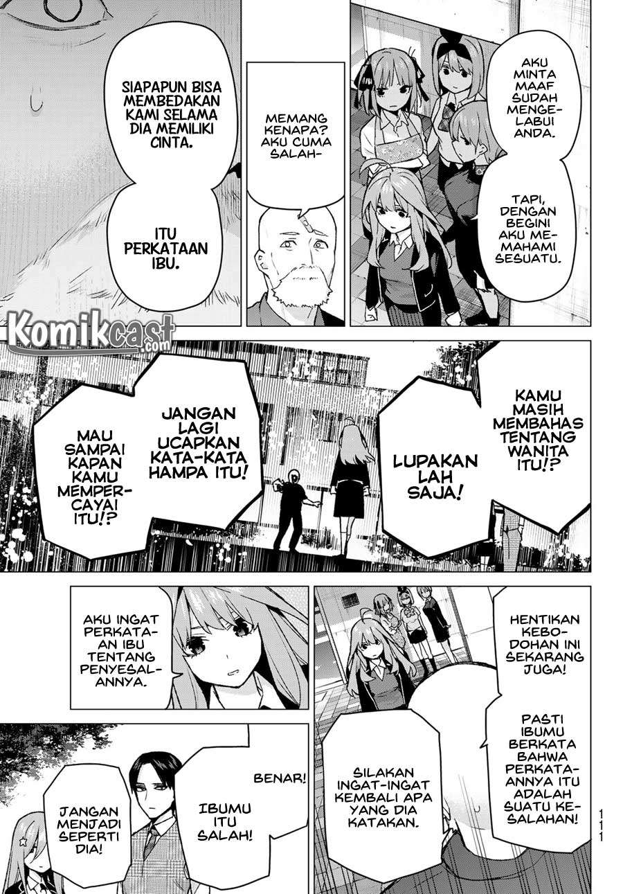 Go-toubun no Hanayome Chapter 111 Gambar 9