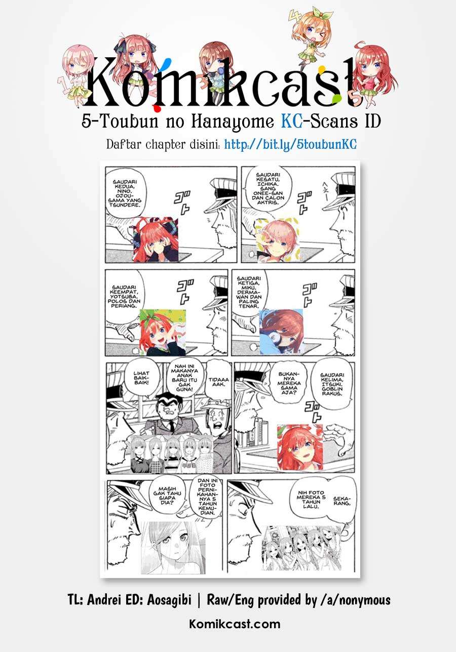 Go-toubun no Hanayome Chapter 111 Gambar 22