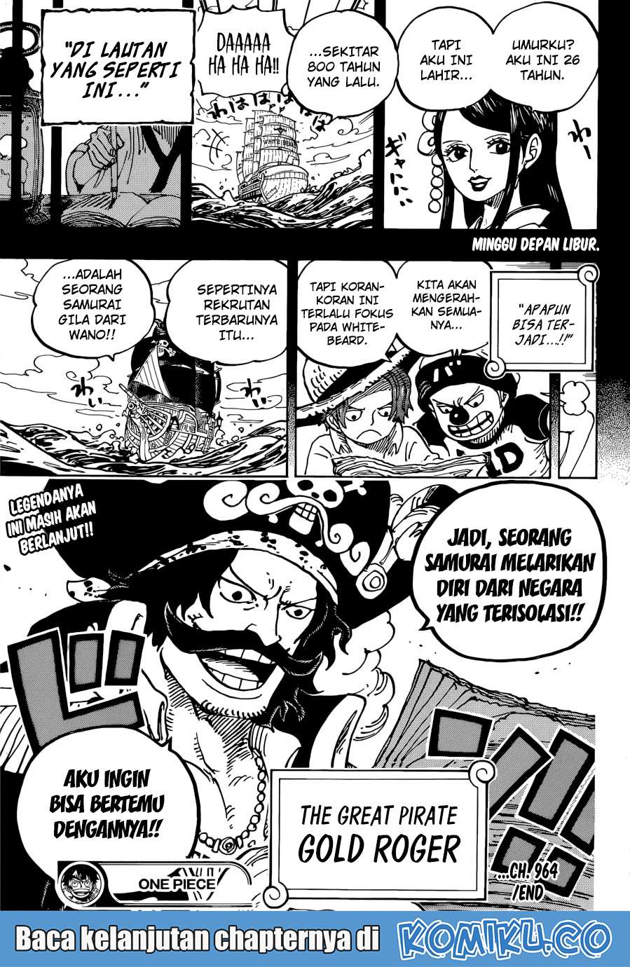 One Piece Chapter 964 Gambar 18