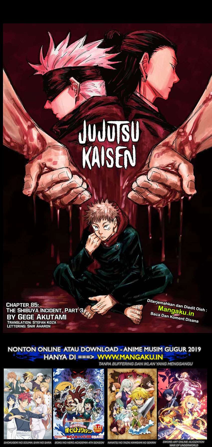 Manga Jujutsu Kaisen Chapter 85 gambar nomor 2
