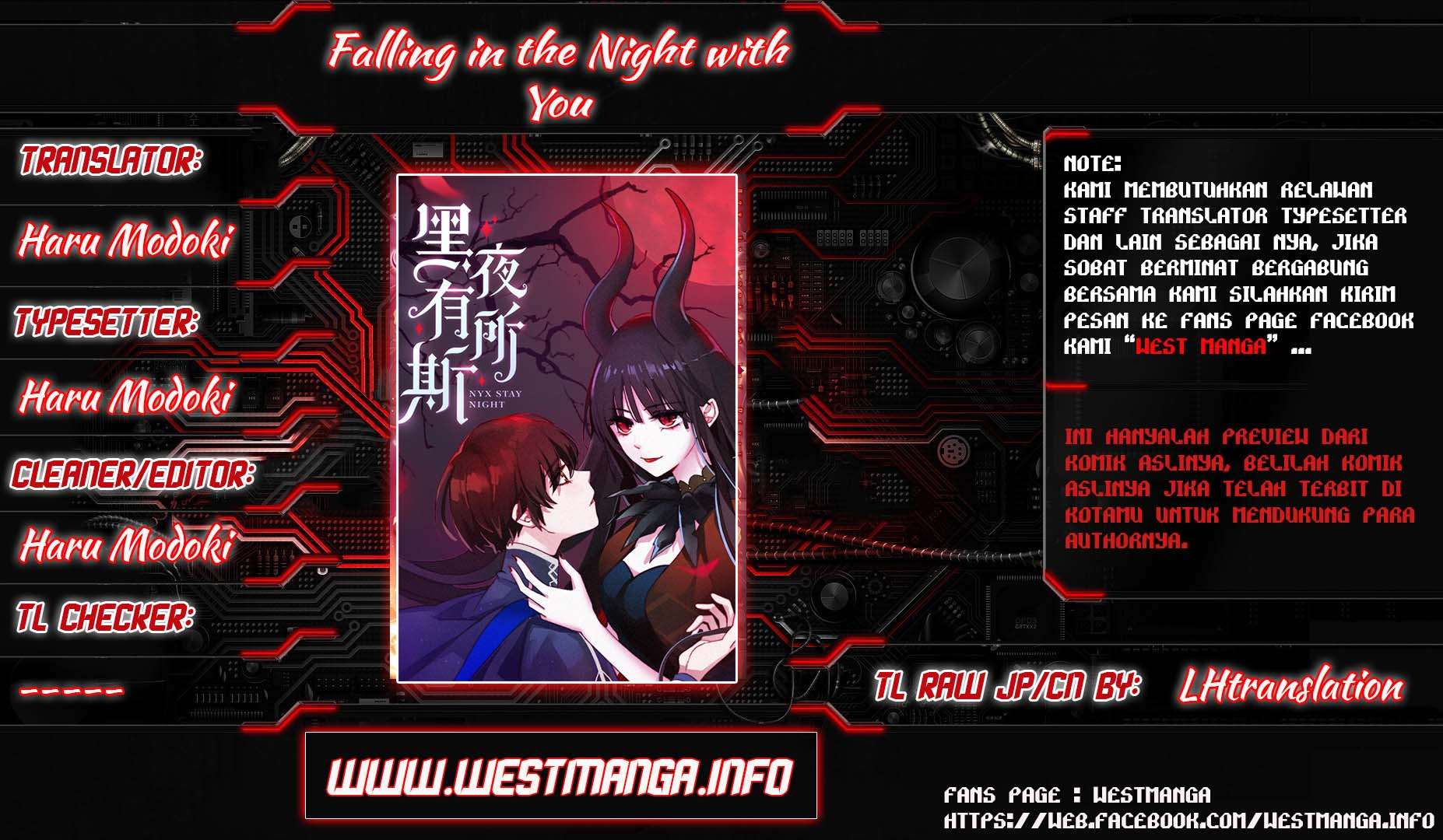 Komik Falling in the Night with You Chapter 01 gambar nomor 1