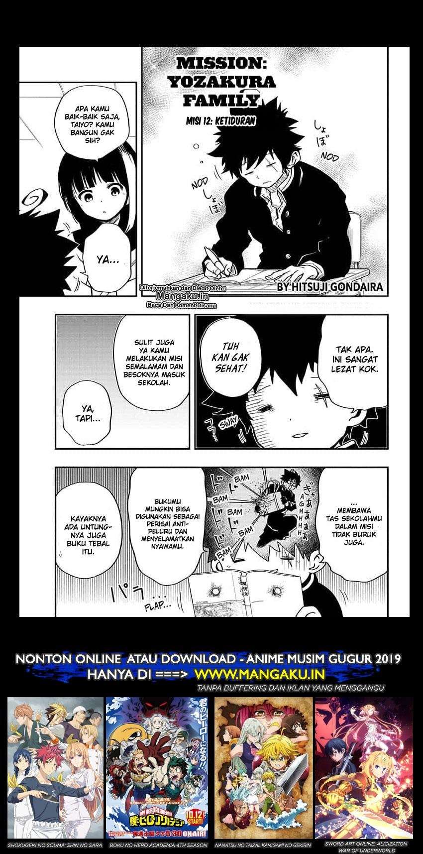 Komik Mission: Yozakura Family Chapter 12 gambar nomor 1