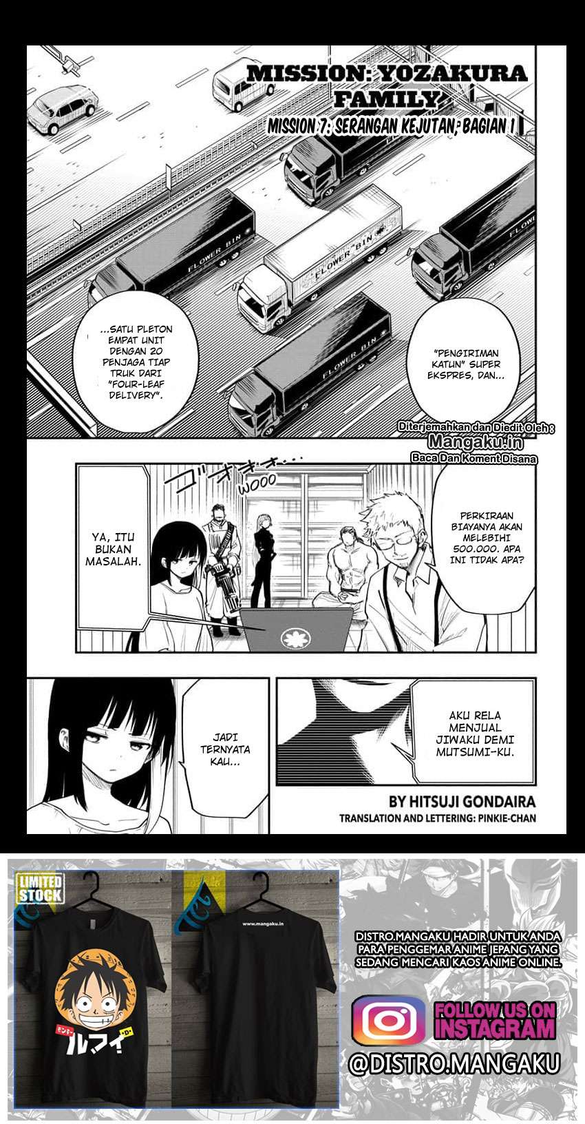 Manga Mission: Yozakura Family Chapter 07 gambar nomor 2